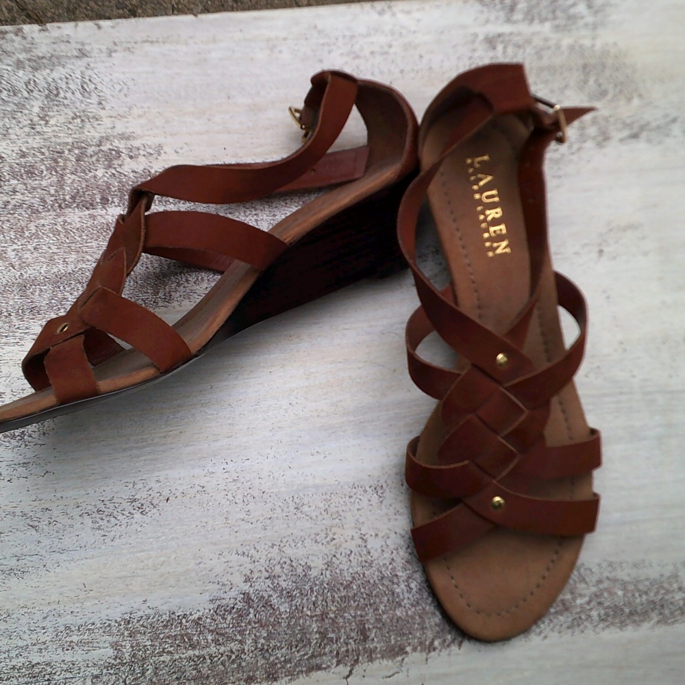 Ralph Lauren suede sandals
